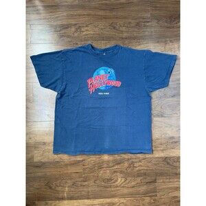 Vintage 90s Planet Hollywood New York City T Shirt Blue Made in USA Size XL